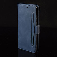 Funda de Cuero Cartera con Soporte Carcasa BY2 para Xiaomi Redmi Note 9 Azul