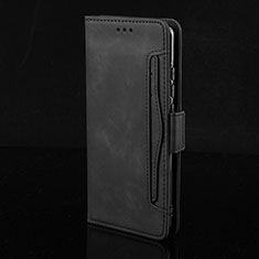 Funda de Cuero Cartera con Soporte Carcasa BY2 para Xiaomi Redmi Note 9 Negro