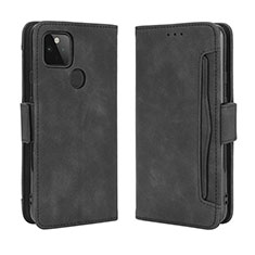 Funda de Cuero Cartera con Soporte Carcasa BY3 para Google Pixel 5 XL 5G Negro