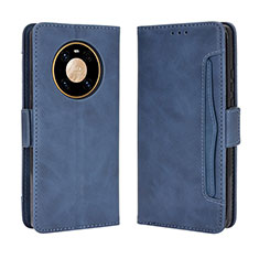 Funda de Cuero Cartera con Soporte Carcasa BY3 para Huawei Mate 40 Pro Azul