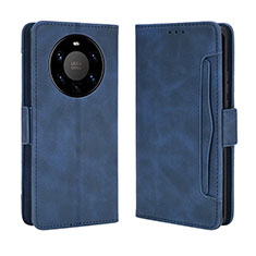 Funda de Cuero Cartera con Soporte Carcasa BY3 para Huawei Mate 40 Pro+ Plus Azul