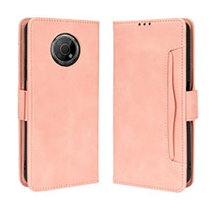 Funda de Cuero Cartera con Soporte Carcasa BY3 para Nokia G300 5G Rosa