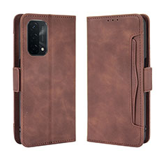 Funda de Cuero Cartera con Soporte Carcasa BY3 para OnePlus Nord N200 5G Marron