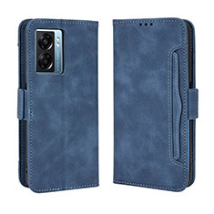 Funda de Cuero Cartera con Soporte Carcasa BY3 para OnePlus Nord N300 5G Azul