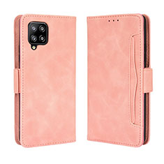 Funda de Cuero Cartera con Soporte Carcasa BY3 para Samsung Galaxy A42 5G Rosa