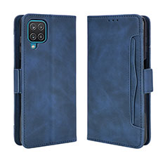 Funda de Cuero Cartera con Soporte Carcasa BY3 para Samsung Galaxy M32 4G Azul