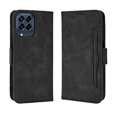 Funda de Cuero Cartera con Soporte Carcasa BY3 para Samsung Galaxy M53 5G Negro