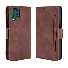 Funda de Cuero Cartera con Soporte Carcasa BY3 para Samsung Galaxy M62 4G Marron