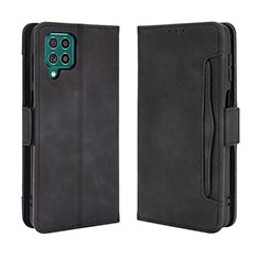 Funda de Cuero Cartera con Soporte Carcasa BY3 para Samsung Galaxy M62 4G Negro