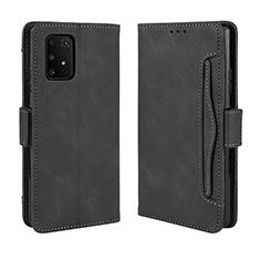 Funda de Cuero Cartera con Soporte Carcasa BY3 para Samsung Galaxy M80S Negro