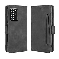 Funda de Cuero Cartera con Soporte Carcasa BY3 para Samsung Galaxy Note 20 Ultra 5G Negro