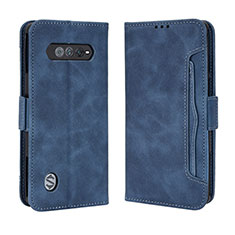 Funda de Cuero Cartera con Soporte Carcasa BY3 para Xiaomi Black Shark 4S 5G Azul