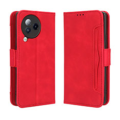 Funda de Cuero Cartera con Soporte Carcasa BY3 para Xiaomi Civi 3 5G Rojo