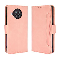 Funda de Cuero Cartera con Soporte Carcasa BY3 para Xiaomi Mi 10i 5G Rosa