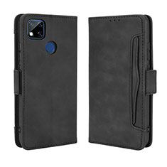 Funda de Cuero Cartera con Soporte Carcasa BY3 para Xiaomi POCO C31 Negro