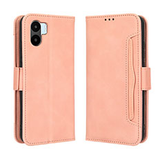 Funda de Cuero Cartera con Soporte Carcasa BY3 para Xiaomi Poco C50 Rosa