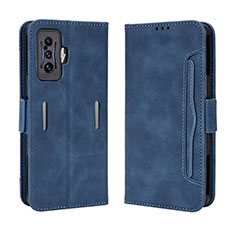 Funda de Cuero Cartera con Soporte Carcasa BY3 para Xiaomi Poco F4 GT 5G Azul