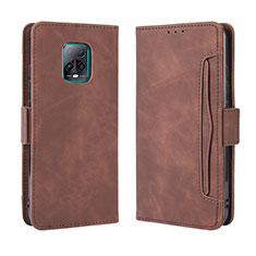 Funda de Cuero Cartera con Soporte Carcasa BY3 para Xiaomi Redmi 10X Pro 5G Marron