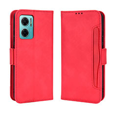 Funda de Cuero Cartera con Soporte Carcasa BY3 para Xiaomi Redmi 11 Prime 5G Rojo