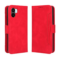 Funda de Cuero Cartera con Soporte Carcasa BY3 para Xiaomi Redmi A2 Rojo