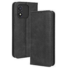 Funda de Cuero Cartera con Soporte Carcasa BY4 para Huawei Honor X5 Negro