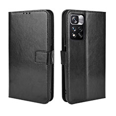 Funda de Cuero Cartera con Soporte Carcasa BY5 para Xiaomi Mi 11i 5G (2022) Negro