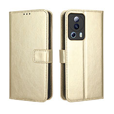 Funda de Cuero Cartera con Soporte Carcasa BY5 para Xiaomi Mi 13 Lite 5G Oro