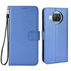 Funda de Cuero Cartera con Soporte Carcasa BY6 para Xiaomi Mi 10i 5G Azul