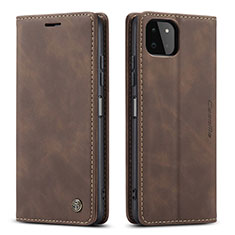 Funda de Cuero Cartera con Soporte Carcasa C01S para Samsung Galaxy A22 5G Marron