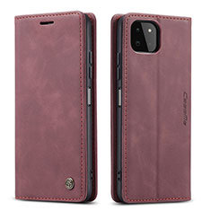 Funda de Cuero Cartera con Soporte Carcasa C01S para Samsung Galaxy F42 5G Rojo Rosa