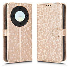 Funda de Cuero Cartera con Soporte Carcasa C01X para Huawei Honor Magic5 Lite 5G Oro