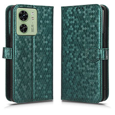 Funda de Cuero Cartera con Soporte Carcasa C01X para Motorola Moto Edge 40 5G Verde