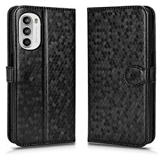 Funda de Cuero Cartera con Soporte Carcasa C01X para Motorola Moto G52j 5G Negro