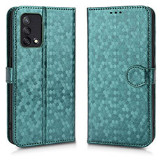 Funda de Cuero Cartera con Soporte Carcasa C01X para Oppo A95 4G Verde