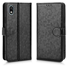 Funda de Cuero Cartera con Soporte Carcasa C01X para Sony Xperia Ace III Negro