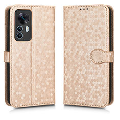 Funda de Cuero Cartera con Soporte Carcasa C01X para Xiaomi Mi 12T 5G Oro