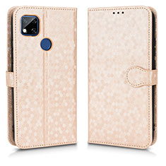 Funda de Cuero Cartera con Soporte Carcasa C01X para Xiaomi POCO C31 Oro