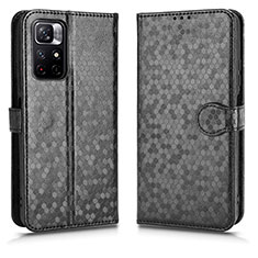 Funda de Cuero Cartera con Soporte Carcasa C01X para Xiaomi Redmi Note 11 5G Negro