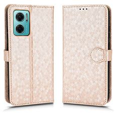 Funda de Cuero Cartera con Soporte Carcasa C01X para Xiaomi Redmi Note 11E 5G Oro