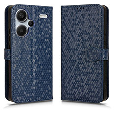 Funda de Cuero Cartera con Soporte Carcasa C01X para Xiaomi Redmi Note 13 Pro+ Plus 5G Azul