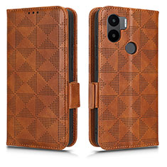 Funda de Cuero Cartera con Soporte Carcasa C02X para Xiaomi Redmi A1 Plus Marron