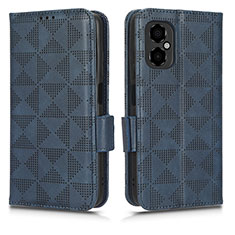 Funda de Cuero Cartera con Soporte Carcasa C02X para Xiaomi Redmi Note 11R 5G Azul