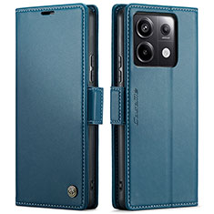 Funda de Cuero Cartera con Soporte Carcasa C03S para Xiaomi Redmi Note 13 Pro 5G Azul