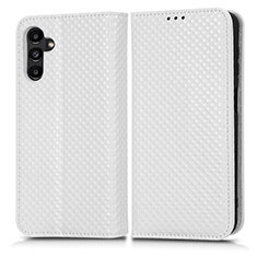 Funda de Cuero Cartera con Soporte Carcasa C03X para Samsung Galaxy A04s Blanco