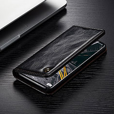 Funda de Cuero Cartera con Soporte Carcasa C05S para Samsung Galaxy S20 Plus 5G Negro