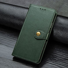 Funda de Cuero Cartera con Soporte Carcasa D01 para Xiaomi Mi Note 10 Verde