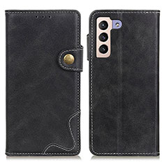 Funda de Cuero Cartera con Soporte Carcasa D01Y para Samsung Galaxy S22 Plus 5G Negro