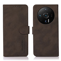 Funda de Cuero Cartera con Soporte Carcasa D01Y para Xiaomi Mi 12 Ultra 5G Marron