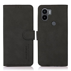 Funda de Cuero Cartera con Soporte Carcasa D01Y para Xiaomi Redmi A1 Plus Negro