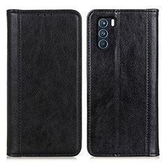 Funda de Cuero Cartera con Soporte Carcasa D03Y para Oppo K9 Pro 5G Negro